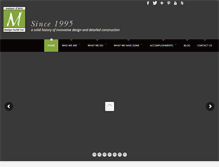 Tablet Screenshot of maisondetre.ca